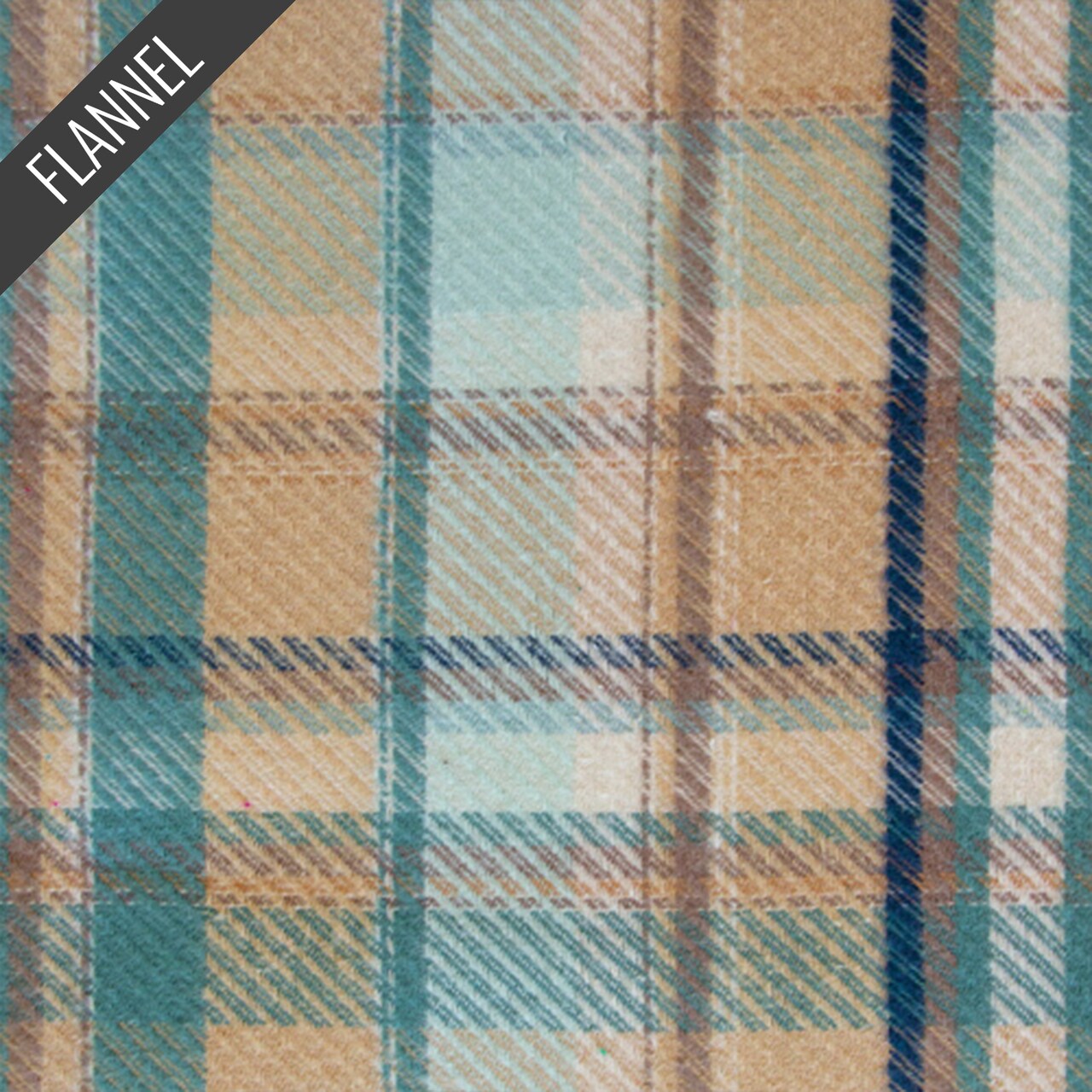 Royal Plaid Flannel in Horizon (f-22801) | Art Gallery Flannel | AGF Studio | Art Gallery